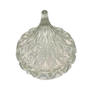 Beautiful Crystal Glass Hershey Kiss Candy Dish by Jonal Crystal.  New in Box.